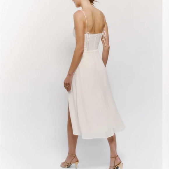 Reformation Juliette Dress - Ivory - Picture 4 of 6
